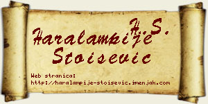 Haralampije Stoišević vizit kartica